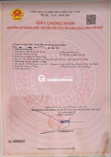 Cần bán gấp căn hộ full nội thất cao cấp ở trung tâm Quận 2, TPHCM